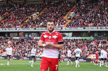 Barnsley 'den Nicky Cadden, Sky Bet Ligi 1 maçında Barnsley' e karşı Derby County, Oakwell, Barnsley, Birleşik Krallık, 24 Şubat 202
