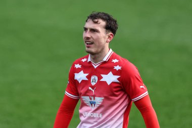 Barnsley takımından Josh Earl, 24 Şubat 202 'de Oakwell, Barnsley, İngiltere' de oynanan 1.