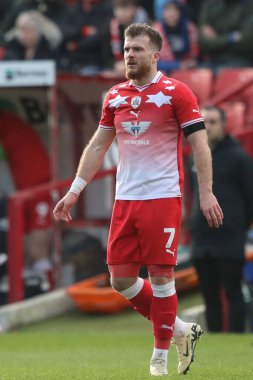 Barnsley 'den Nicky Cadden, Sky Bet Ligi 1 maçında Barnsley' e karşı Derby County, Oakwell, Barnsley, Birleşik Krallık, 24 Şubat 202