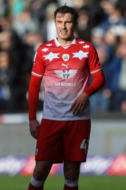 Barnsley takımından Josh Earl, 24 Şubat 202 'de Oakwell, Barnsley, İngiltere' de oynanan 1.