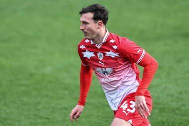 Barnsley takımından Josh Earl, 24 Şubat 202 'de Oakwell, Barnsley, İngiltere' de oynanan 1.