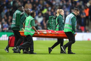 Liverpool 'dan Ryan Gravenberch, 25 Şubat 202' de Wembley Stadyumu 'nda oynanan Carabao Kupası final maçında sakatlandı.