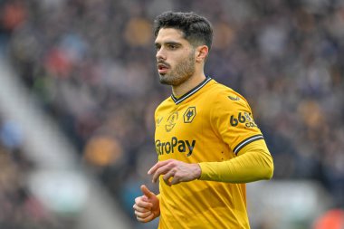 Wolverhampton Wanderers 'dan Pedro Neto Premier League maçında Wolverhampton Wanderers, Sheffield United' a karşı Molineux, Wolverhampton, Birleşik Krallık 'ta, 25 Şubat 202
