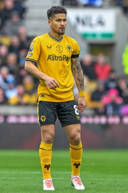 Wolverhampton Wanderers 'dan Joo Gomes Premier League maçında Wolverhampton Wanderers, Sheffield United' a karşı Molineux, Wolverhampton, Birleşik Krallık 'ta, 25 Şubat 202 