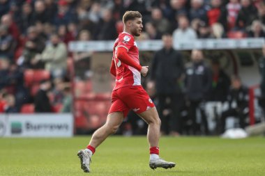 Barnsley takımından John Mcatee 24 Şubat 202 tarihinde Oakwell, Barnsley, İngiltere 'de oynanan 1.