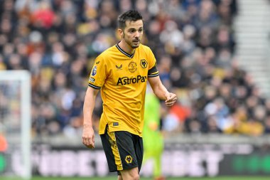 Wolverhampton Wanderers 'dan Pablo Sarabia Premier League maçında Wolverhampton Wanderers, Sheffield United' a karşı Molineux, Wolverhampton, Birleşik Krallık 'ta, 25 Şubat 202