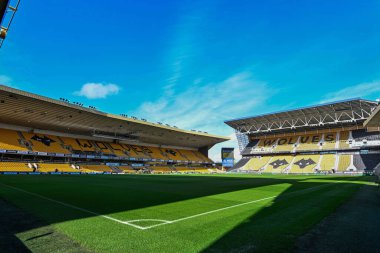 Molineux 'nun Premier Lig maçındaki genel görüşü Wolverhampton Wanderers - Sheffield United - Molineux, Wolverhampton, Birleşik Krallık, 25 Şubat 202