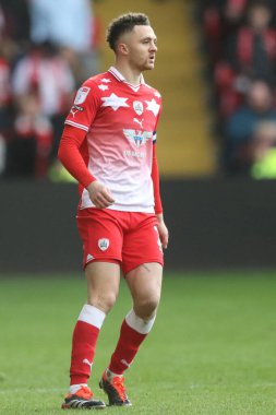 Barnsley 'den Jordan Williams 24 Şubat 202' de Oakwell, Barnsley, İngiltere 'de oynanan 1.