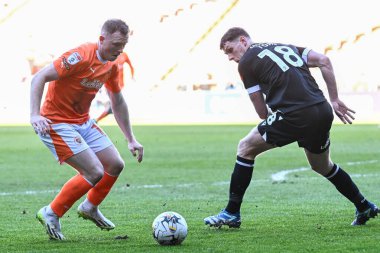 Blackpool 'dan Shayne Lavery, 24 Şubat 202' de Bloomfield Road, Blackpool 'da oynanan Blackpool-Bolton Wanderers maçında