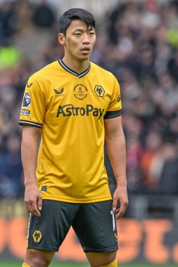Wolverhampton Wanderers 'dan Hwang Hee-Chan Premier League maçında Wolverhampton Wanderers, Sheffield United' a karşı Molineux, Wolverhampton, Birleşik Krallık, 25 Şubat 202