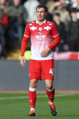 Barnsley takımından Josh Earl, 24 Şubat 202 'de Oakwell, Barnsley, İngiltere' de oynanan 1.