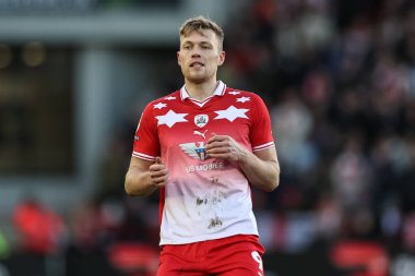 Barnsley 'den Sam Cosgrove Sky Bet Ligi 1 maçı sırasında Barnsley - Derby County maçı, Oakwell, Barnsley, Birleşik Krallık, 24 Şubat 202