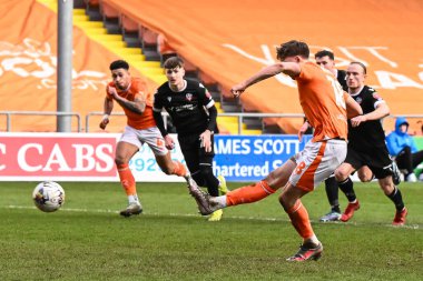 Blackpool 'dan Jake Beesley 24 Şubat 202' de Bloomfield Road, Blackpool 'da Blackpool' a karşı oynanan Blackpool 1 maçında 3-1 berabere kaldı.