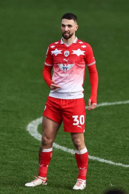 Barnsley 'den Adam Phillips Sky Bet Ligi 1 maçı sırasında Barnsley - Derby County maçı, Oakwell, Barnsley, Birleşik Krallık, 24 Şubat 202