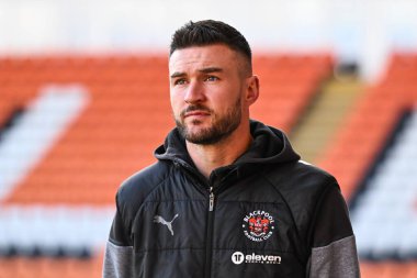 Blackpool 'dan Richard O' Donnell, 24 Şubat 202 'de Bloomfield Road, Blackpool' da oynanan Blackpool-Bolton Wanderers maçında Sky Bet 1 'in önüne geçti.