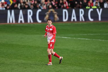 Barnsley 'li Mal de Gevigney Sky Bet Ligi 1 maçı sırasında Barnsley - Derby County maçı, Oakwell, Barnsley, Birleşik Krallık, 24 Şubat 202 