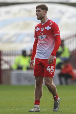 Barnsley takımından John Mcatee 24 Şubat 202 tarihinde Oakwell, Barnsley, İngiltere 'de oynanan 1.