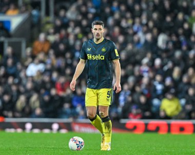 Newcastle United 'dan Fabian Schr, Birleşik Krallık' ın Blackburn kentinde oynanan 5. Raunt karşılaşmasında Blackburn Rovers 'a karşı Newcastle United maçı sırasında, 27 Şubat 2024 