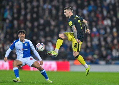 Newcastle United takımından Kieran Trippier, Birleşik Krallık 'ın Blackburn kentinde oynanan 5. Raund Blackburn Rovers - Newcastle United karşılaşmasında topu geçti.