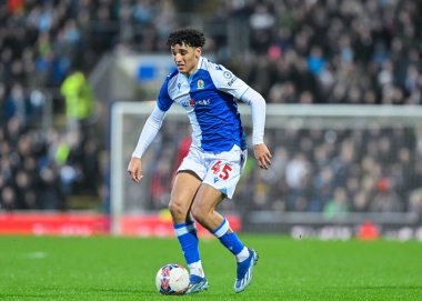 Blackburn Rovers takımından Ben Chrisene, Birleşik Krallık 'ın Blackburn kentinde oynanan 5. Raunt karşılaşmasında Blackburn Rovers' a karşı Newcastle United maçı sırasında, 27 Şubat 202