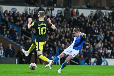 Blackburn Rovers takımından Sammie Szmodics, 27 Şubat 202 tarihinde İngiltere 'nin Blackburn kentinde oynanan 5.