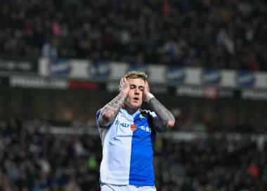 Blackburn Rovers 'dan Sammie Szmodics, 27 Şubat 202 tarihinde İngiltere' nin Blackburn kentinde oynanan ve Blackburn Park 'ta oynanan 5.