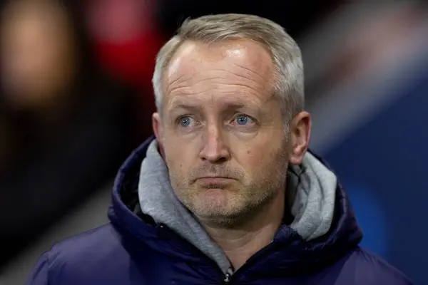 Neil Critchley Manager Blackpool Looks Prior Sky Bet League Match — Stock Photo, Image