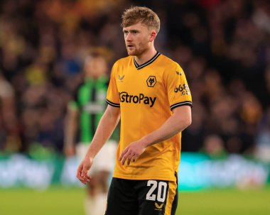 Wolverhampton Wanderers takımından Tommy Doyle, Birleşik Krallık, Wolverhampton 'da Wolverhampton Wanderers ve Hove Albion maçında 28 Şubat 202 tarihinde oynanan 5.