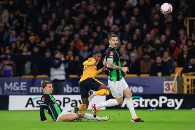 Wolverhampton Wanderers takımından Jean-Ricner Bellegarde, 28 Şubat 202 tarihinde İngiltere 'nin Wolverhampton kentinde oynanan 5.