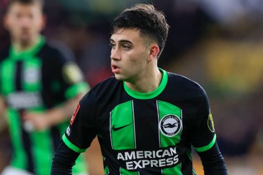 Brighton & Hove Albion takımından Facundo Buonanotte, Birleşik Krallık 'ın başkenti Wolverhampton' da 28 Şubat 202 tarihinde oynanan 5.