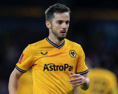 Wolverhampton Wanderers takımından Pablo Sarabia, Birleşik Krallık 'ın başkenti Wolverhampton' da 28 Şubat 202 tarihinde oynanan 5. tur karşılaşmasında Wolverhampton Wanderers ve Hove Albion 'a karşı.