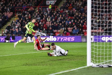 Arsenal 'den Kai Havertz Premier Lig maçında Sheffield United' a karşı Arsenal maçında skor yaptı. Bramall Lane, Sheffield, İngiltere, 4 Mart 202