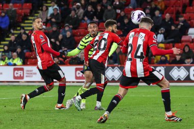 Arsenal 'den Gabriel Jesus, Premier Lig maçında Sheffield United ile Arsenal maçında Sheffield Lane, Sheffield, İngiltere' de 4 Mart 202 'de gol attı.