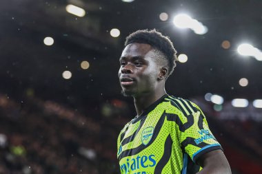 Arsenal 'den Bukayo Saka Premier Lig maçı sırasında Sheffield United ile Arsenal Bramall Lane, Sheffield, İngiltere, 4 Mart 202