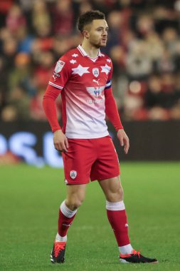 Barnsley takımından Jordan Williams 5 Mart 202 'de Oakwell, Barnsley' de Barnsley 'e karşı Bolton Wanderers maçında