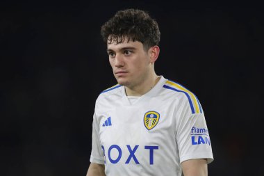 Leeds United 'dan Daniel James Sky Bet Şampiyonası' nda Leeds United ile Stoke City arasında oynanan Elland Road, Leeds, İngiltere, 5 Mart 202