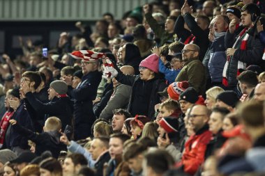 5 Mart 202 'de Oakwell, Barnsley, İngiltere' de oynanan Sky Bet Ligi 1 maçındaki sahneler Barnsley ile Bolton Wanderers arasında oynanacak.