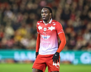 Barnsley 'den Devante Cole 5 Mart 202' de Oakwell, Barnsley, İngiltere 'de Barnsley ve Bolton Wanderers maçında