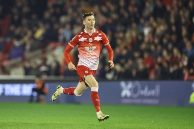 Barnsley Conor Grant, Sky Bet Ligi 1 maçında Barnsley 'e karşı Bolton Wanderers, Oakwell, Barnsley, Birleşik Krallık' ta 5 Mart 202