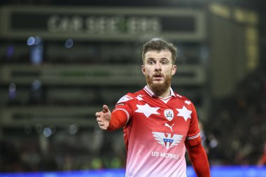 Barnsley takımından Nicky Cadden 5 Mart 202 'de Oakwell, Barnsley' de Barnsley 'e karşı Bolton Wanderers maçında