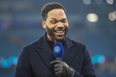 Joleon Lescott UEFA Şampiyonlar Ligi maçında Manchester City ile F.C. Kopenhag Etihad Stadyumu, Manchester, İngiltere, 6 Mart 202