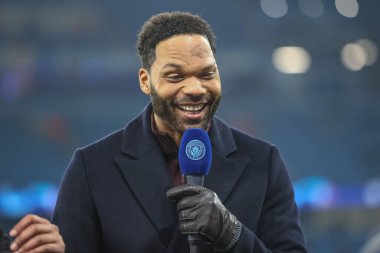 Joleon Lescott UEFA Şampiyonlar Ligi maçında Manchester City ile F.C. Kopenhag Etihad Stadyumu, Manchester, İngiltere, 6 Mart 202