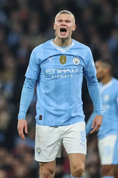 Erling Haaland Von Manchester City Während Des Champions League Spiels — Stockfoto