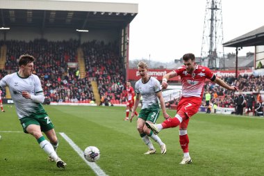 Barnsley 'den Nicky Cadden, 9 Mart 202' de Oakwell, Barnsley, İngiltere 'de oynanan 1.