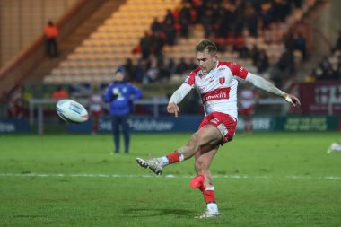 Hull KR 'dan Jez Litten, 7 Mart 202' de İngiltere 'nin Hull kentinde oynanan Sewell Group Craven Park' ta oynanan 4.