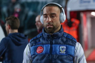 Warrington Wolves 'tan Paul Vaughan, 7 Mart 202' de İngiltere 'nin Hull kentindeki Kingston' daki Sewell Group Craven Park 'ta oynanan 4.