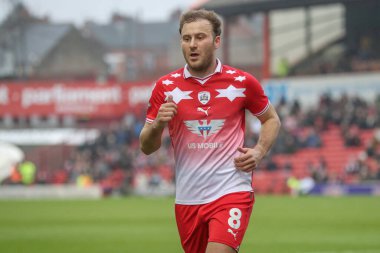 Barnsley takımından Herbie Kane 9 Mart 202 'de Oakwell, Barnsley, Barnsley' e karşı Lincoln City maçında