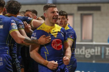 Warrington Wolves 'tan George Williams, 7 Mart 202' de İngiltere 'nin Hull kenti Kingston' da oynanan Sewell Group Craven Park 'ta oynanan 4.
