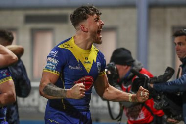 Warrington Wolves 'tan Matty Ashton, 7 Mart 202' de İngiltere 'nin Hull kentinde oynanan Sewell Group Craven Park' ta oynanan 4.