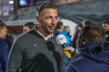 Sam Burgess Warrington Wolves 'un baş antrenörü, 7 Mart 202' de İngiltere 'nin Hull kentindeki Sewell Group Craven Park' ta oynanan 4. Betfred Süper Lig karşılaşmasında BBC Radyo 5 'e konuştu.